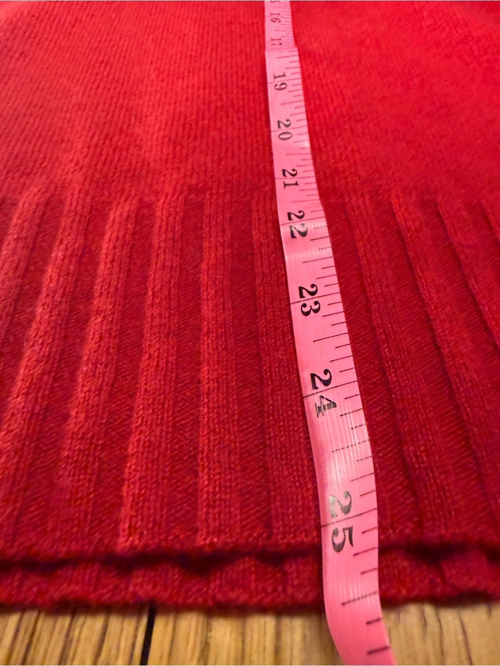 Ainsley Bold Red V-Neck Sweater - Picture 7 of 9